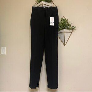 Zara Black Pant w/ inner ankle vent, Size XS, NEW w/Tags 8110/703/800